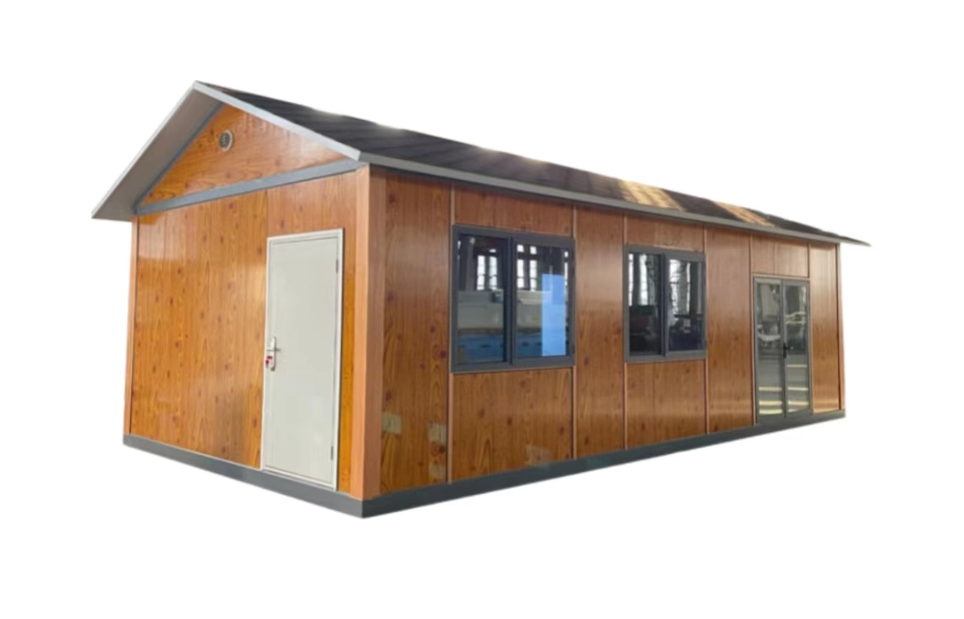 30 Fuß großes, modernes Design-Festcontainerhaus, beliebte Residenz mit Satteldach und Badezimmer 30 Fuß großes, modernes Design-Festcontainerhaus, beliebte Residenz mit Satteldach und Badezimmer