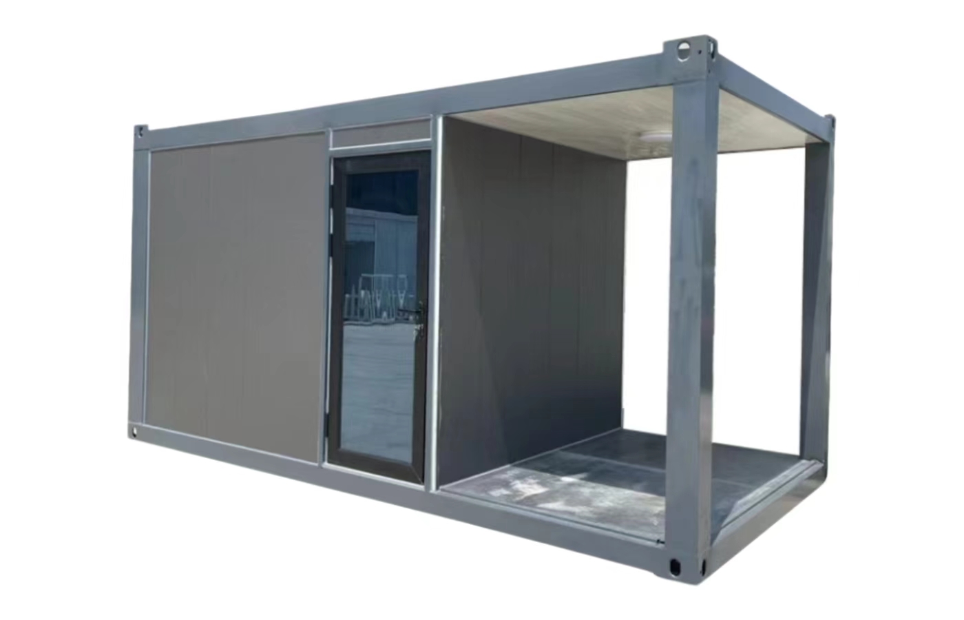 30 Fuß großes, modernes Design-Festcontainerhaus, beliebte Residenz mit Satteldach und Badezimmer 30 Fuß großes, modernes Design-Festcontainerhaus, beliebte Residenz mit Satteldach und Badezimmer