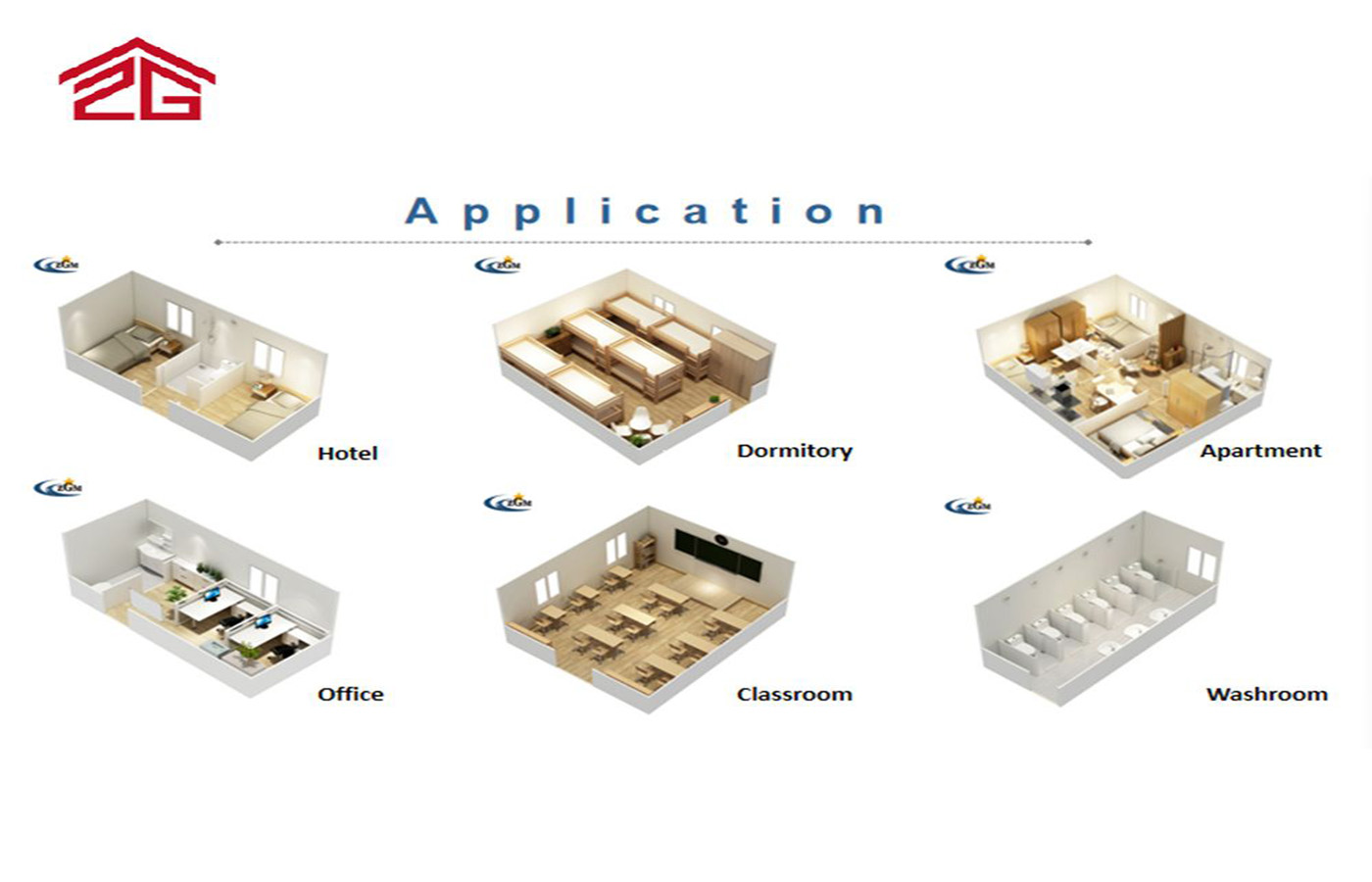 40 Fuß werkseitig angepasstes Fertighaus, tragbarer temporärer Schlafsaal oder Hotel 40 Fuß werkseitig angepasstes Fertighaus, tragbarer temporärer Schlafsaal oder Hotel