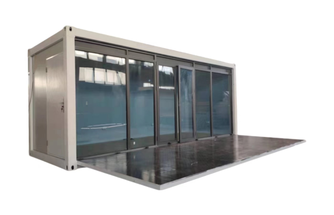 30 Fuß großes, modernes Design-Festcontainerhaus, beliebte Residenz mit Satteldach und Badezimmer 30 Fuß großes, modernes Design-Festcontainerhaus, beliebte Residenz mit Satteldach und Badezimmer