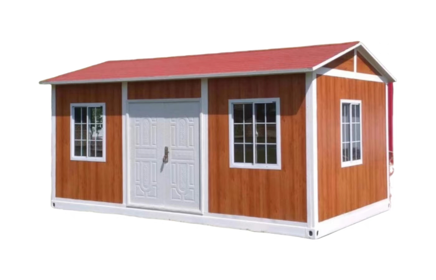 30 Fuß großes, modernes Design-Festcontainerhaus, beliebte Residenz mit Satteldach und Badezimmer 30 Fuß großes, modernes Design-Festcontainerhaus, beliebte Residenz mit Satteldach und Badezimmer