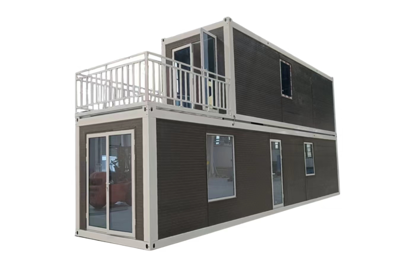 30 Fuß großes, modernes Design-Festcontainerhaus, beliebte Residenz mit Satteldach und Badezimmer 30 Fuß großes, modernes Design-Festcontainerhaus, beliebte Residenz mit Satteldach und Badezimmer