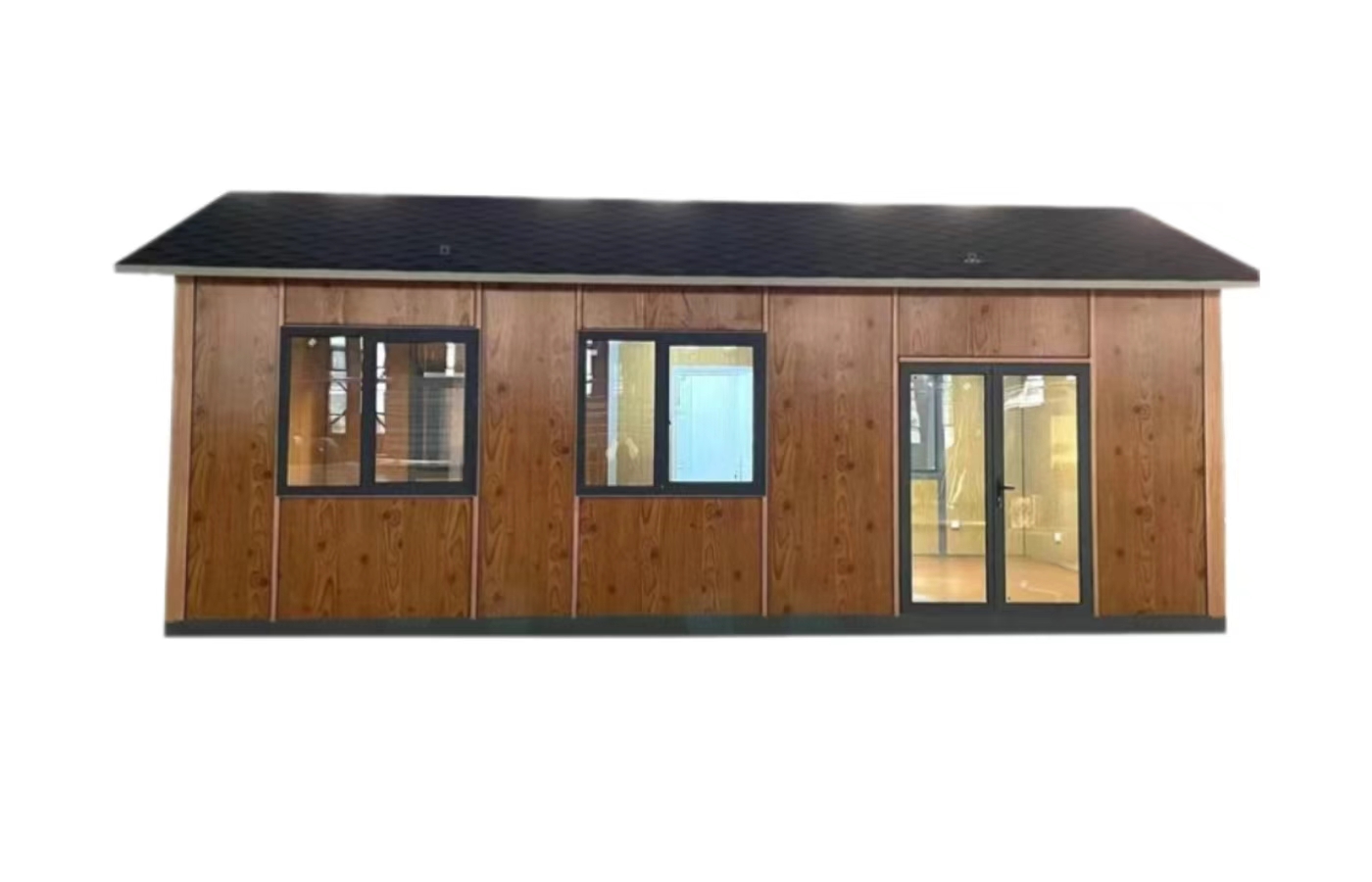 30 Fuß großes, modernes Design-Festcontainerhaus, beliebte Residenz mit Satteldach und Badezimmer 30 Fuß großes, modernes Design-Festcontainerhaus, beliebte Residenz mit Satteldach und Badezimmer