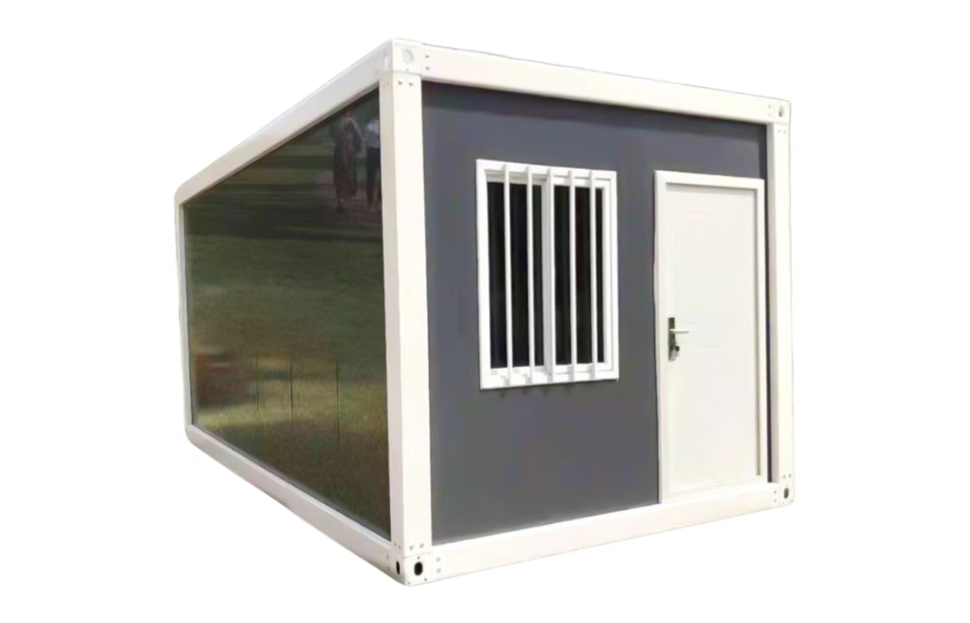 30 Fuß großes, modernes Design-Festcontainerhaus, beliebte Residenz mit Satteldach und Badezimmer 30 Fuß großes, modernes Design-Festcontainerhaus, beliebte Residenz mit Satteldach und Badezimmer