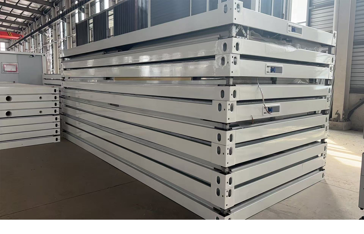 40 Fuß werkseitig angepasstes Fertighaus, tragbarer temporärer Schlafsaal oder Hotel 40 Fuß werkseitig angepasstes Fertighaus, tragbarer temporärer Schlafsaal oder Hotel