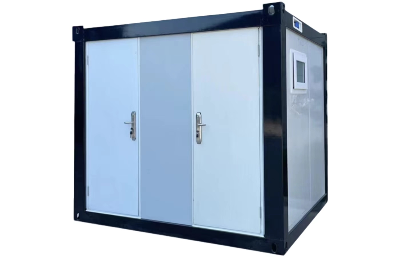 30 Fuß großes, modernes Design-Festcontainerhaus, beliebte Residenz mit Satteldach und Badezimmer 30 Fuß großes, modernes Design-Festcontainerhaus, beliebte Residenz mit Satteldach und Badezimmer