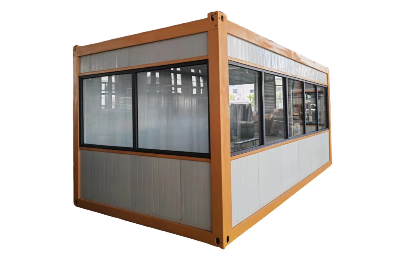 30 Fuß großes, modernes Design-Festcontainerhaus, beliebte Residenz mit Satteldach und Badezimmer 30 Fuß großes, modernes Design-Festcontainerhaus, beliebte Residenz mit Satteldach und Badezimmer