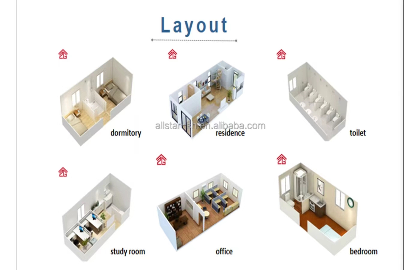 30 Fuß großes, modernes Design-Festcontainerhaus, beliebte Residenz mit Satteldach und Badezimmer 30 Fuß großes, modernes Design-Festcontainerhaus, beliebte Residenz mit Satteldach und Badezimmer