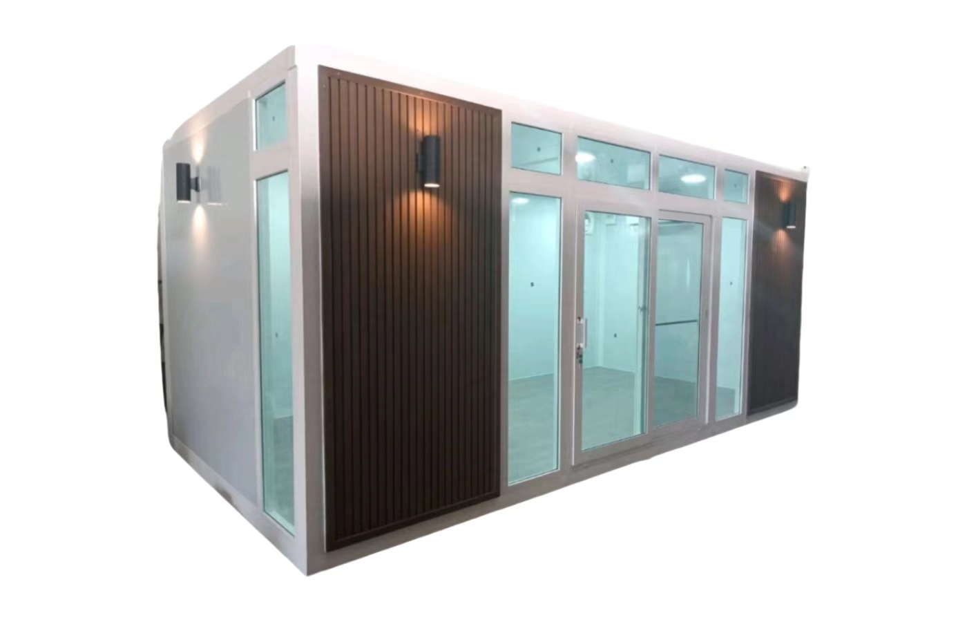 30 Fuß großes, modernes Design-Festcontainerhaus, beliebte Residenz mit Satteldach und Badezimmer 30 Fuß großes, modernes Design-Festcontainerhaus, beliebte Residenz mit Satteldach und Badezimmer