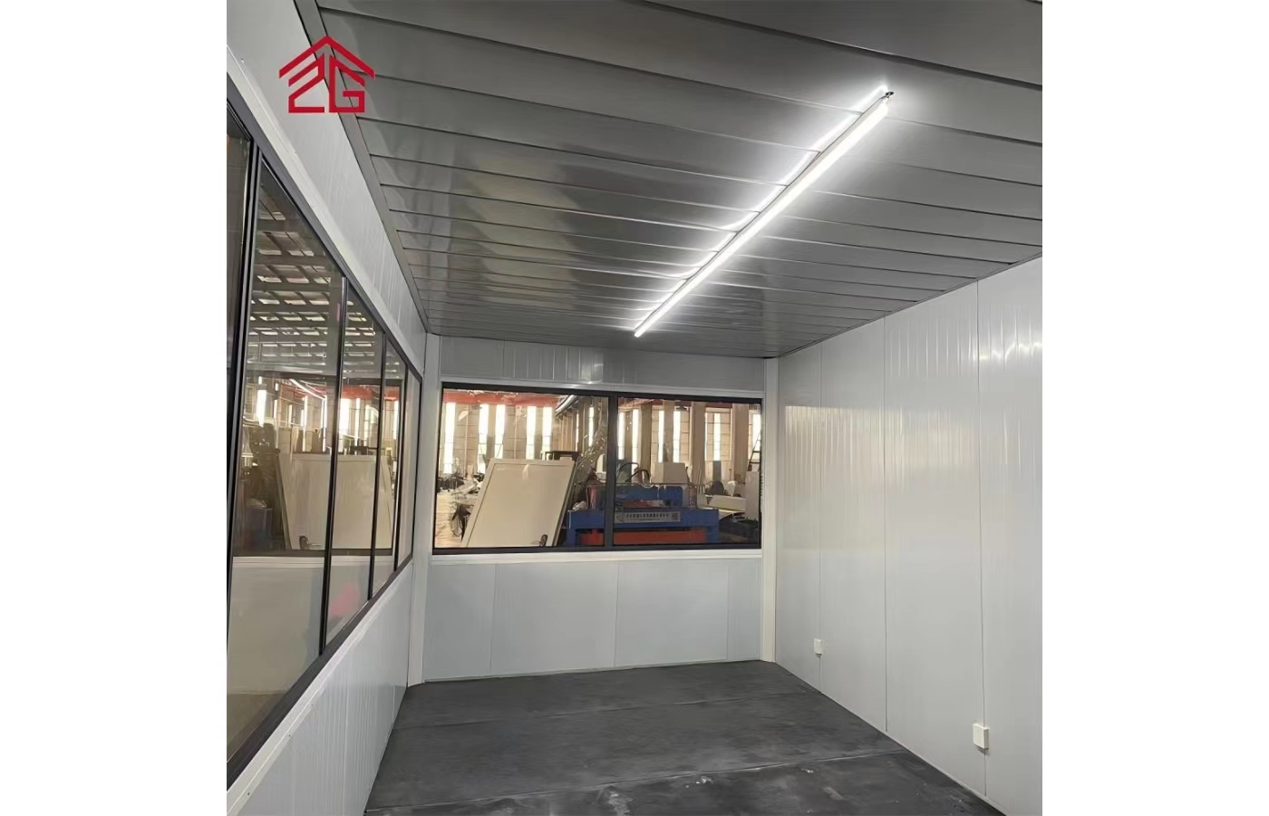 30 Fuß großes, modernes Design-Festcontainerhaus, beliebte Residenz mit Satteldach und Badezimmer 30 Fuß großes, modernes Design-Festcontainerhaus, beliebte Residenz mit Satteldach und Badezimmer