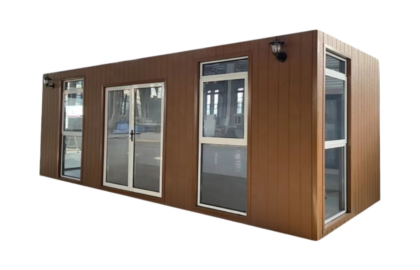 30 Fuß großes, modernes Design-Festcontainerhaus, beliebte Residenz mit Satteldach und Badezimmer 30 Fuß großes, modernes Design-Festcontainerhaus, beliebte Residenz mit Satteldach und Badezimmer