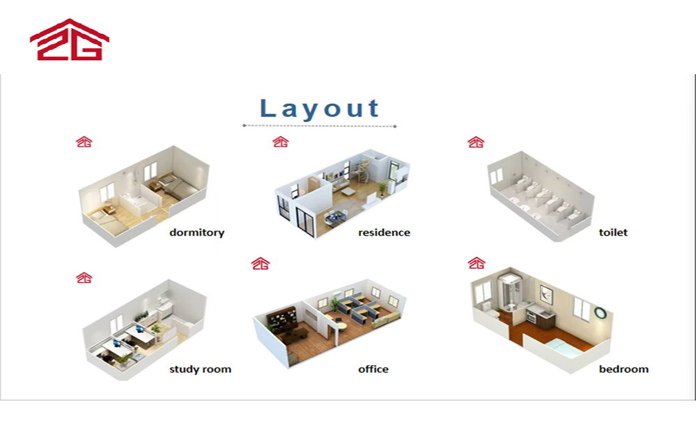 40 Fuß werkseitig angepasstes Fertighaus, tragbarer temporärer Schlafsaal oder Hotel 40 Fuß werkseitig angepasstes Fertighaus, tragbarer temporärer Schlafsaal oder Hotel