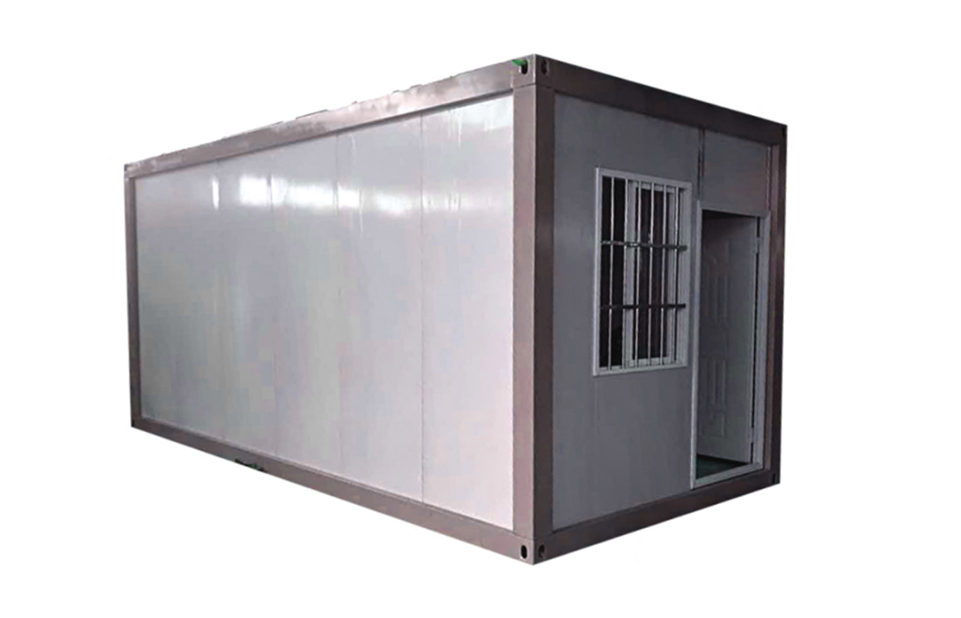 Tragbares, 20 Fuß großes, vorgefertigtes Flat-Pack-Containerhaus. Kostengünstiges Büro