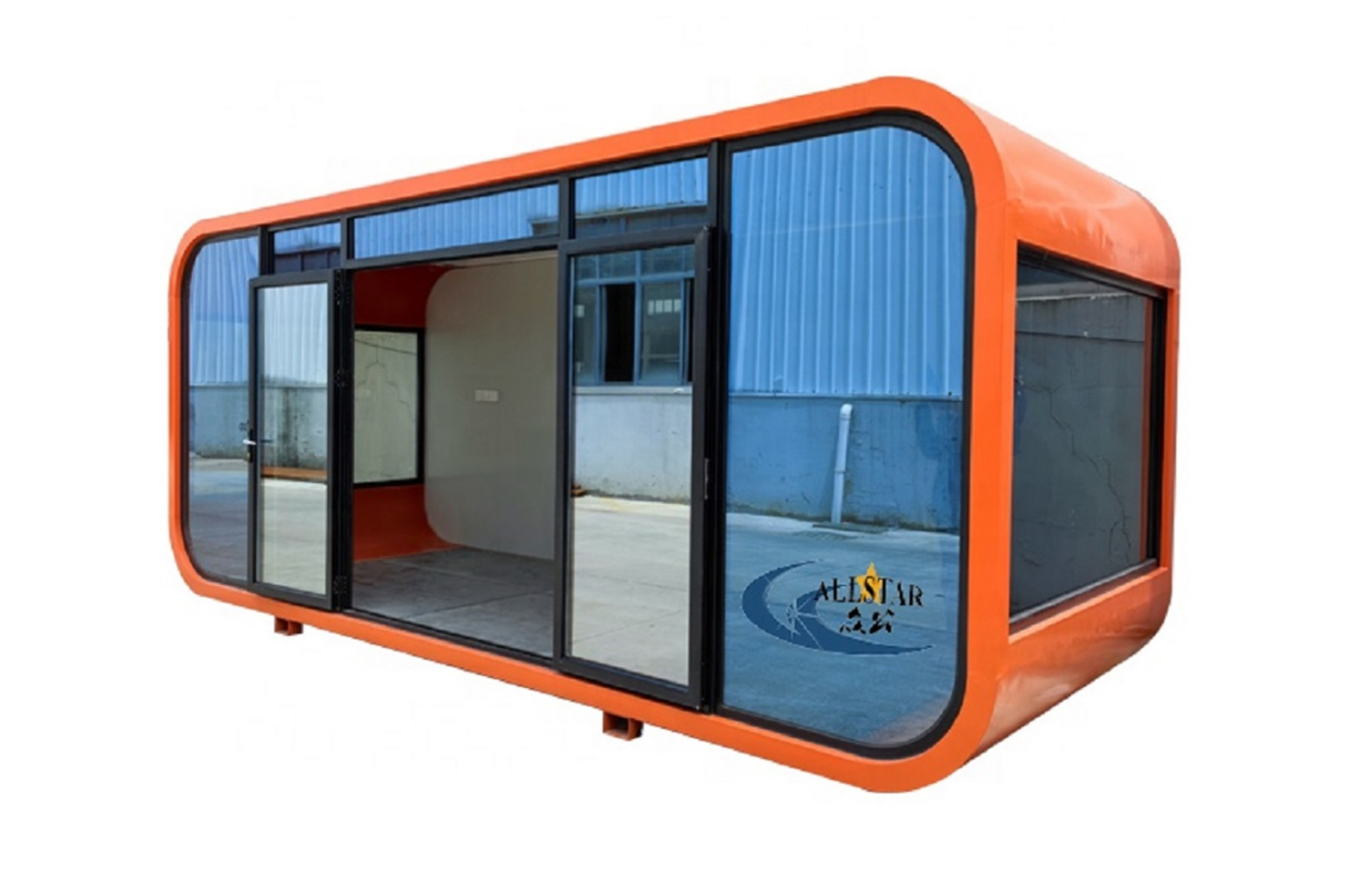 20 Fuß modernes, maßgeschneidertes Apfelcontainerhaus, hohes Luxushaus, direkt zu Hause wohnen